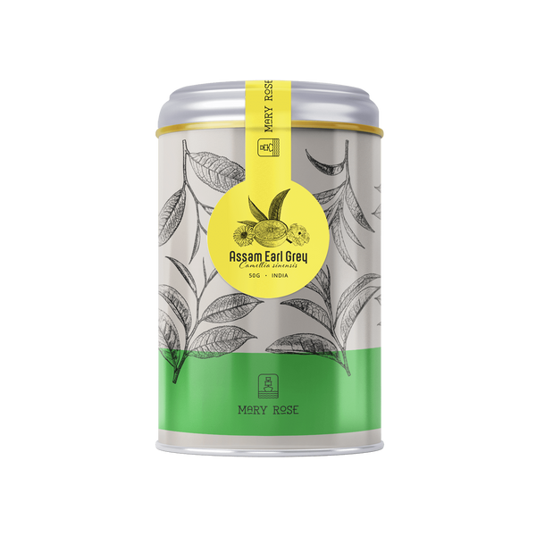 Mary Rose - Assam Earl Grey tea konzervdobozban - 50g