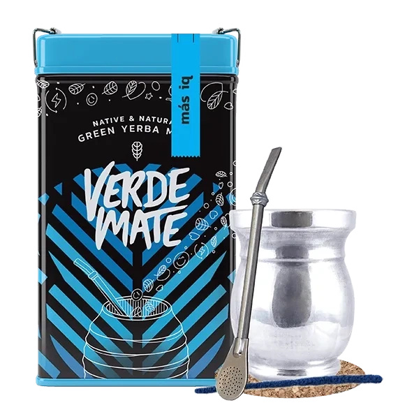 Yerbera Verde Mate Mas IQ 0.5kg Palo Santo készlet Yerbera Verde Mate Mas IQ 0.5kg Palo Santo