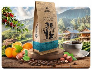 Bro Coffee Roastery - Egész kávébabos Brazil Guaxupe Premium 400g