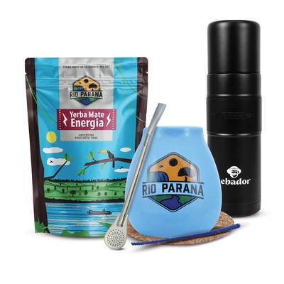 Yerba Mate készlet Rio Parana 500g 0,5kg Yerbomos XL + Mate Tök + Bombilla