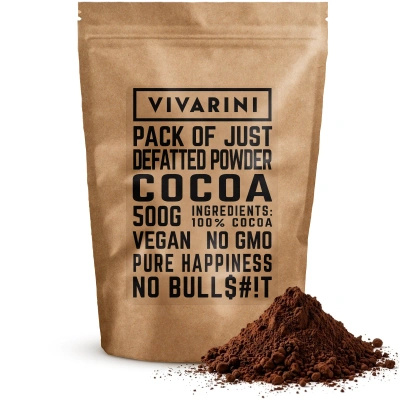 Vivarini – Alkalizált kakaó sötét (por) 0,5 kg