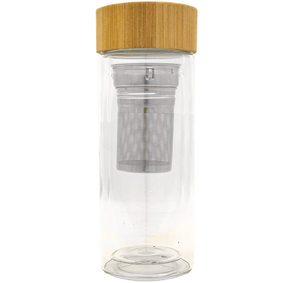 Mate to Go - üveg termosz infúzióval - 300 ml