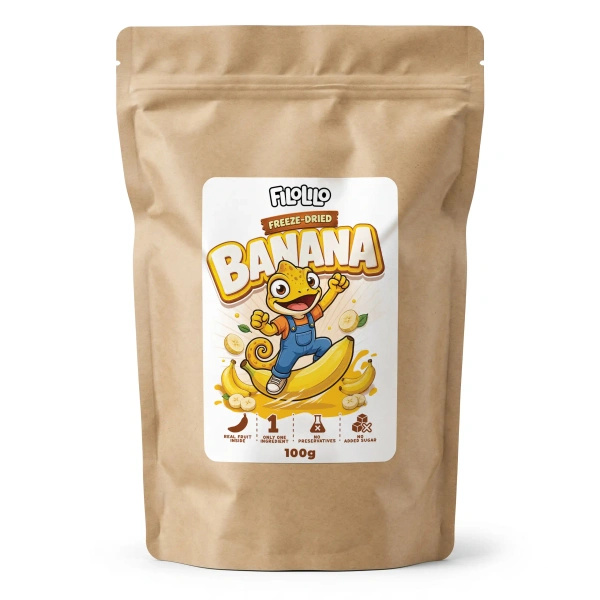FiloLilo – Liofilizált banán (szeletek) 100 g