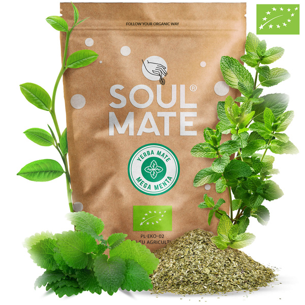 2x Soul Mate Organica Mega Menta 500g (1kg)