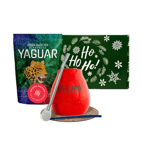 Ajándékkészlet Yerba Mate Yaguar Energia 0,5kg
