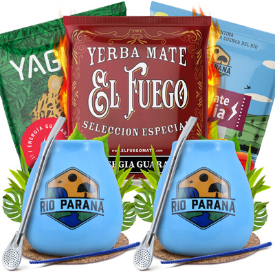 Yerba Mate Energia készlet két személyre Kalácsa Bombilla