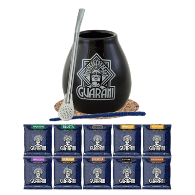 Yerba Mate készlet 10x50g Mate Tökre + Bombilla