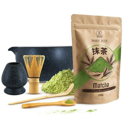 Matcha tea főzőkészlet: matcha 100g + kiegészítők