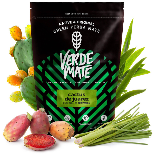 Ajándékkészlet Yerba Mate Verde Mate Cactus 0,5kg