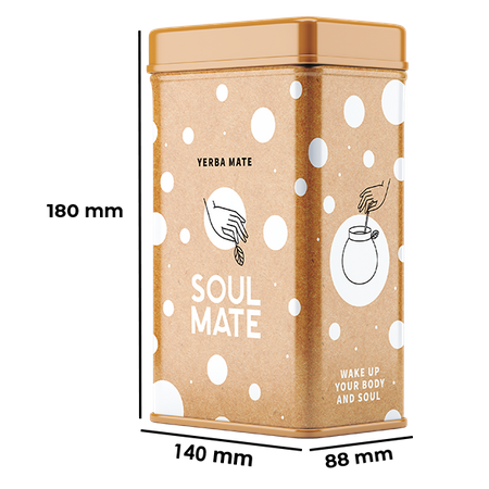 Yerbera - Konzervdoboz + Soul Mate Menta Limon 0.5kg 