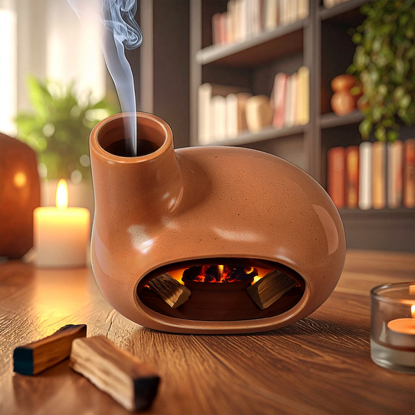 "Oasis of Calm" mécsestartó – bézs