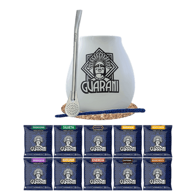 Yerba Mate készlet 10x50g Mate Tökre + Bombilla