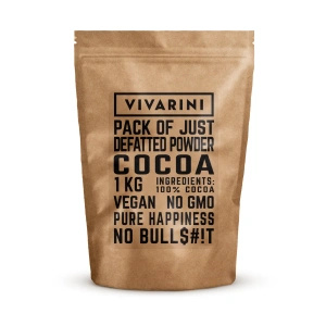 Vivarini – Alkalizált kakaó sötét (por) 1 kg