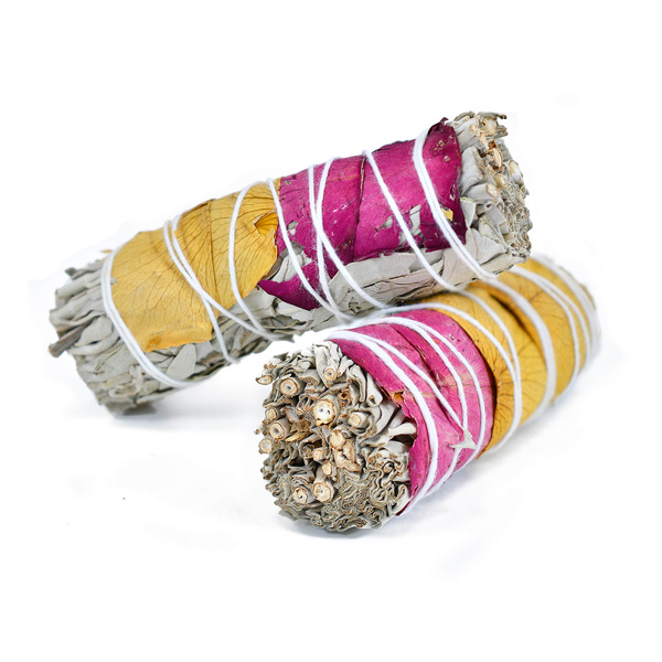 Fehér Zsálya rózsával – Füstölő 20-30 g (csomag)