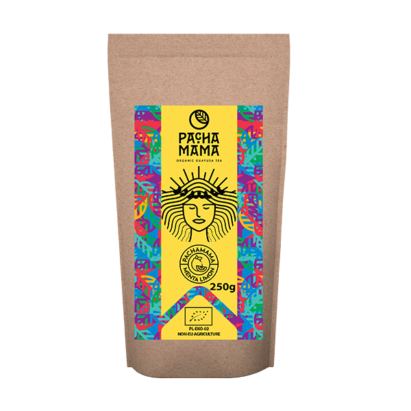Guayusa Pachamama Menta Limón - bio minősített - menta és citrom - 250g