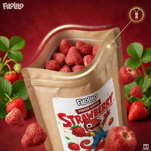 FiloLilo – Liofilizált eper (egész) 100 g