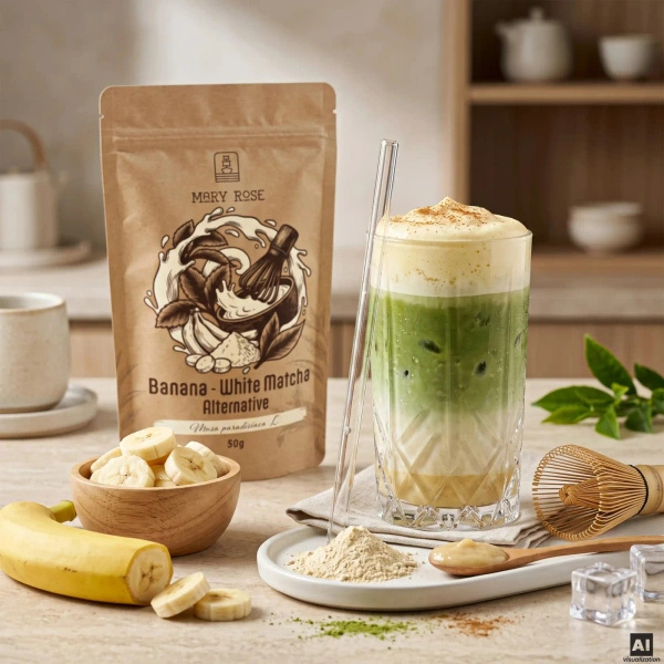 Mary Rose – White Matcha Alternative – Banán (por) 50 g