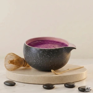 Ajándékkészlet Purple Matcha elkészítéséhez