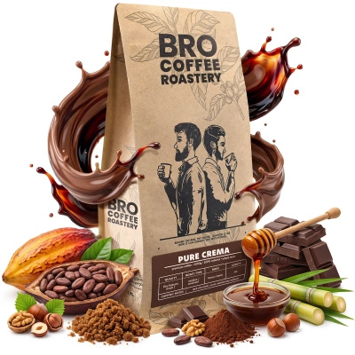 Bro Coffee Roastery – Szemes kávé Pure Crema 1 kg