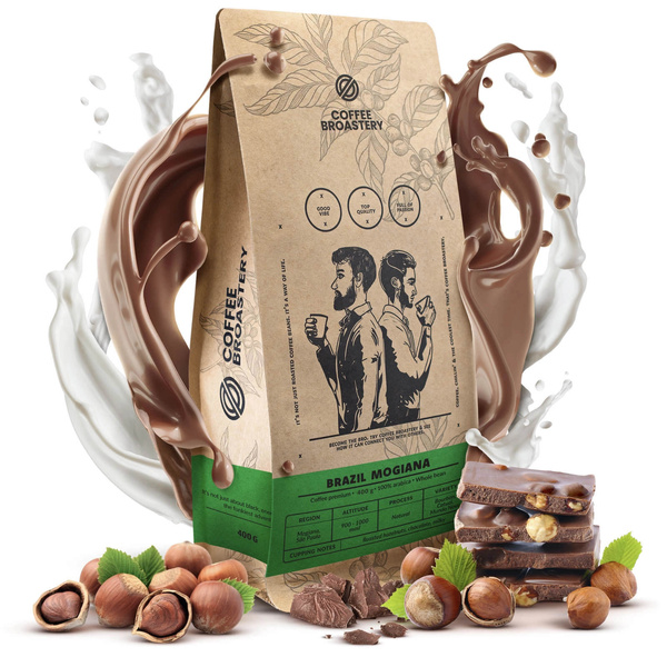 Bro Coffee Roastery ajándékszett: 3× brazil kávé + bögre
