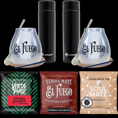 PREMIUM termosz yerba Mate készlet pároknak