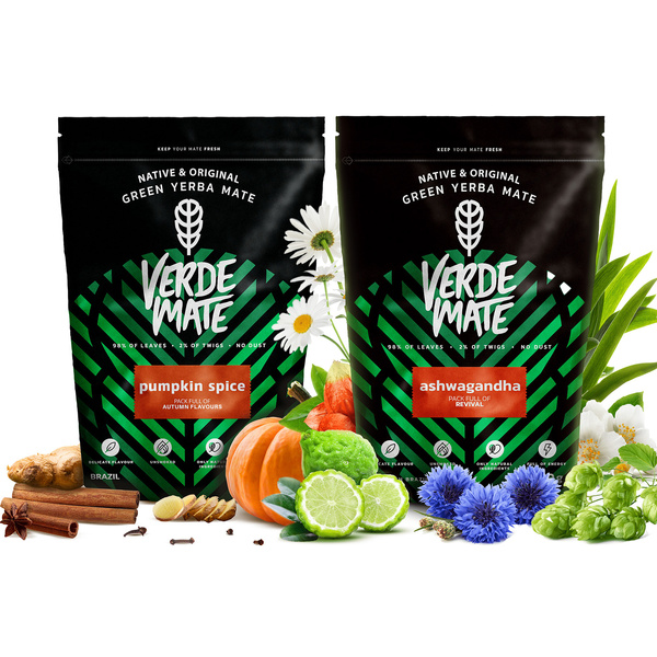 Yerba Mate Verde Mate készlet: Ashwagandha + Pumpkin Spice