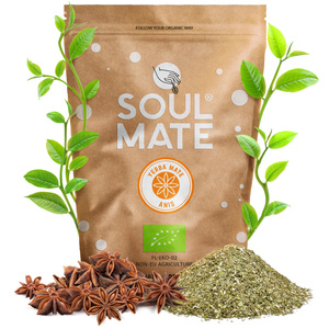 Yerba Mate készlet Soul Mate Organica 2x500g 1kg Mate Tökre + Bombilla