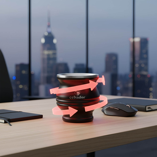 TermoColador – termosbögre yerba matéhoz – 190 ml (fekete)