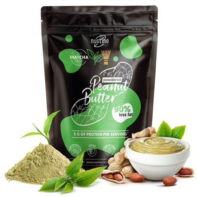 Nustino – Porított mogyoróvaj – Matcha (cukor hozzáadása nélkül) 400 g