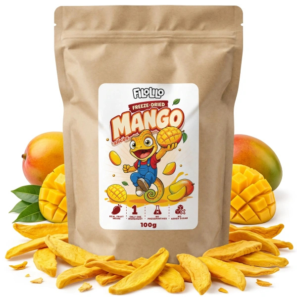 FiloLilo – Liofilizált mangó (szeletek) 100 g