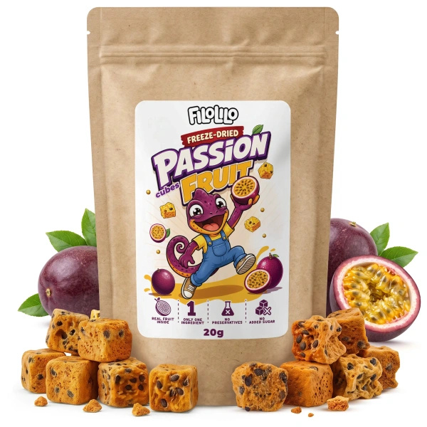 FiloLilo – Liofilizált maracuja (kockák) 20 g