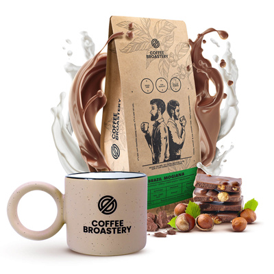 Bro Coffee Roastery szett: Brazil Mogiana kávé + bögre