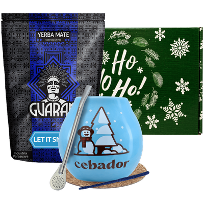 Ajándékkészlet Yerba Mate Guarani Let it Snow 0,4kg