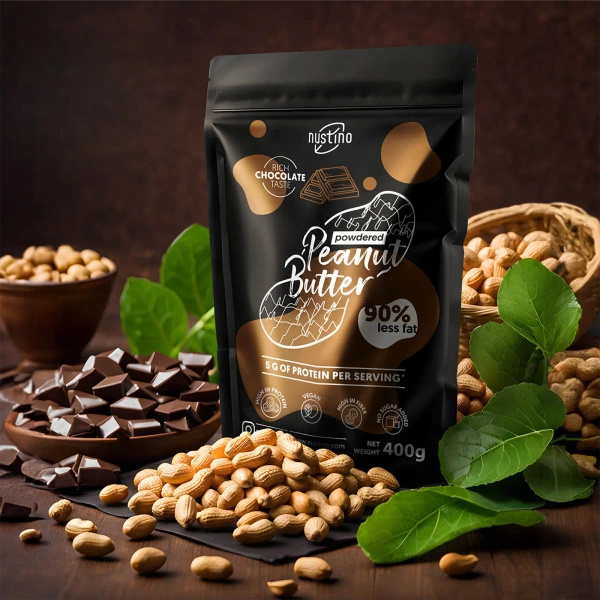 Nustino mogyoróvajpor szett: Classic + Chocolate 2x400g