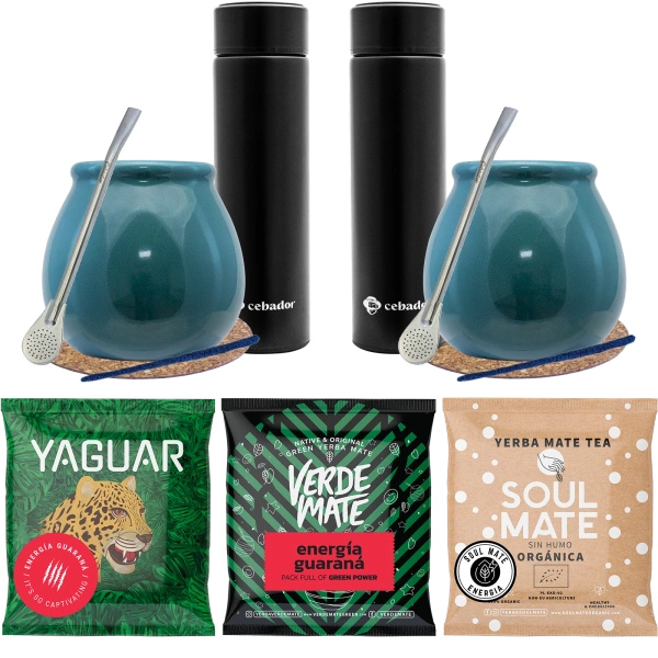 Yerba Mate készlet két személyre Energia Mate Tökre
