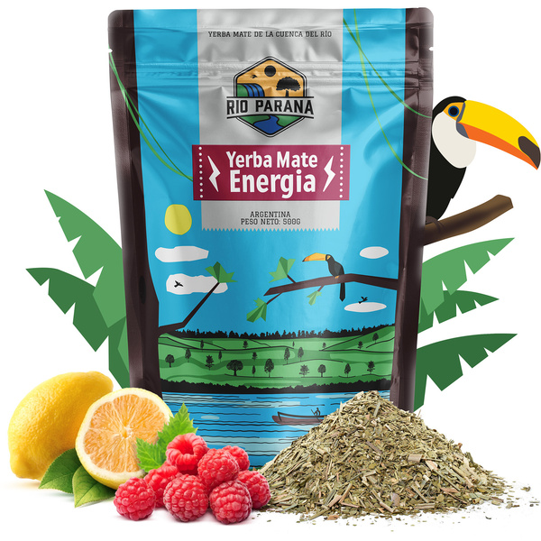 Yerba Mate készlet Rio Parana 500g 0,5kg Yerbomos XL + Mate Tök + Bombilla