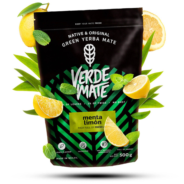 Verde Mate Zöld Limon 500g + Verde Mate Zöld Menta Limon 500g