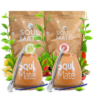 Set Yerba Soul Mate Bombilla Mate csésze két személyre