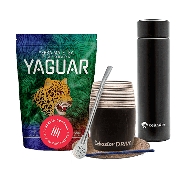 Szett Yerba Yaguar Energia tök hajtás termosz 0,5kg