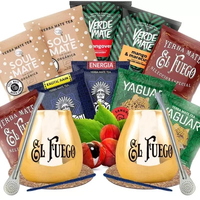 Yerba Mate Starter Kit két személyre 10x50g 500g