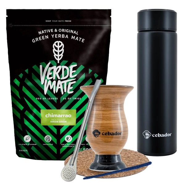 Yerba Mate Chimarrao 500g-os kalabász termosz készlet