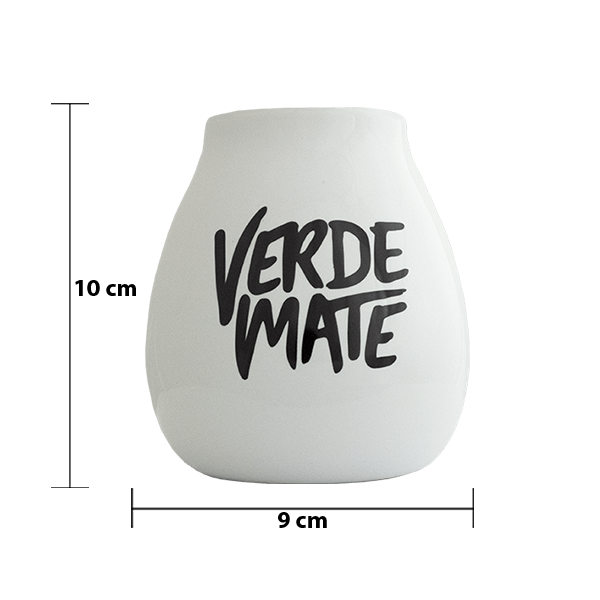 Tök kerámia fehér - Verde Mate - 350ml