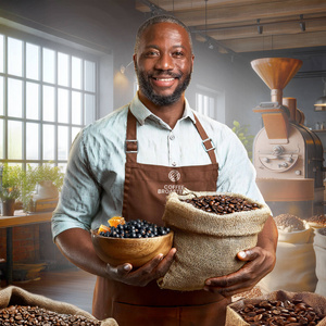 Coffee Broastery - Egész kávébabos Kenya Nyeri Speciality 400 g