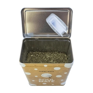 Yerbera – Fém doboz + Soul Mate Orgánica Guayusa 0,5 kg