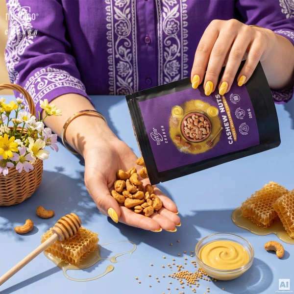 Nustino Crunch – Pörkölt kesudió – Honey Mustard Crunch 200 g