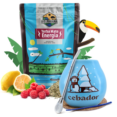 Yerba Mate Winter induló téli készlet Rio Parana 500g