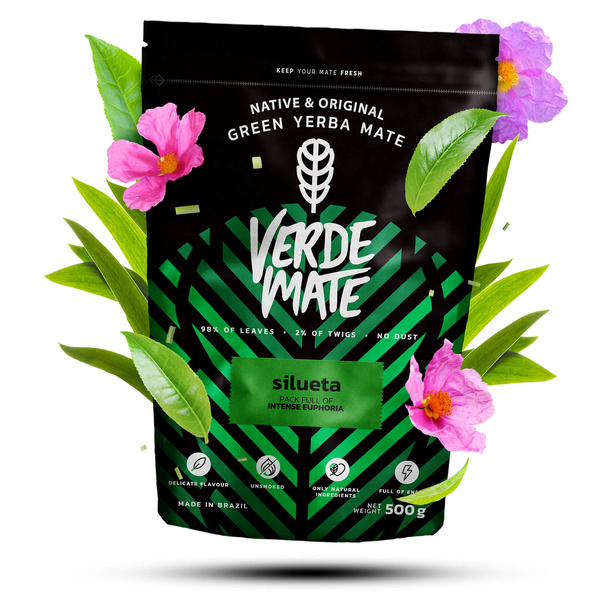 Yerba Verde Mate zöld SILUETA 1kg despalada FIT