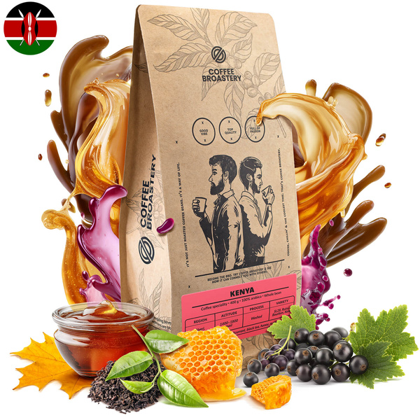 Bro Coffee Roastery - Egész kávébabos Kenya Nyeri Speciality 400 g
