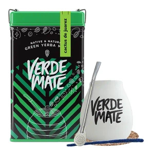 Szett Yerbera Verde Mate Mate Cactus de Juarez 0.5kg