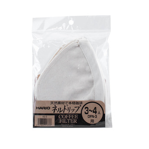 Vászon kávészűrők – Hario Woodneck Drip Pot 3 Cup (3 db)